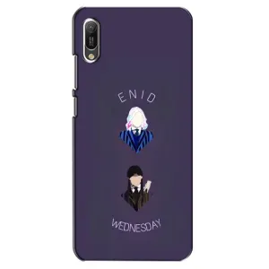 Чехлы Венсдей на Huawei Y6 2019 Уэнсдей (AlphaPrint) (Уэнздей и подруга)