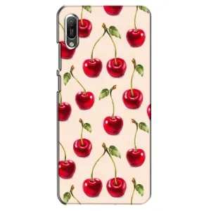 Чехлы с Фруктами для Huawei Y6 2019 (VPrint) (Вишня)