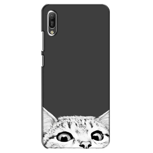 Чехол с принтом «Выглядывает кот» для Huawei Y6 2019 Чехол с принтом «Выглядывает кот» для Huawei Y6 2019