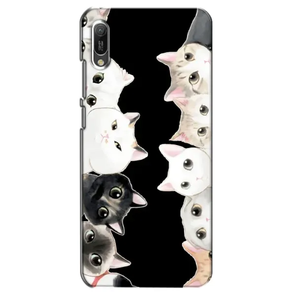 Чехол с принтом «Взгляд котов» для Huawei Y6 2019 Чехол с принтом «Взгляд котов» для Huawei Y6 2019