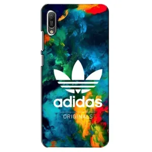 Чехлы Адидас для Huawei Y6 2019 (AlphaPrint) (Яркий Адидас)