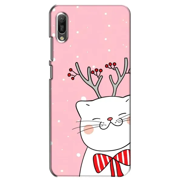 Чехол с принтом «Зимний кот» для Huawei Y6 2019