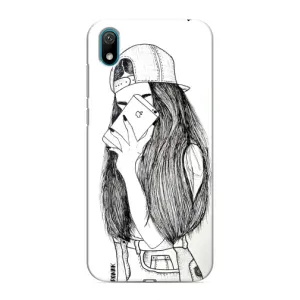 Чохол з друком для Huawei Y6 Pro (2019)/ Y6 Prime 2019 - (Мода) (AlphaPrint) (Фото дівчини)