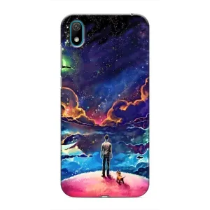 Космічні Чохли для Huawei Y6 Pro (2019)/ Y6 Prime 2019 (VPrint) (Вид Галактики)