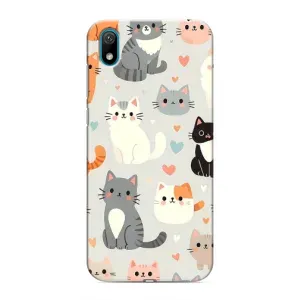 Чохол з малюнком кіт на Huawei Y6 Pro (2019)/ Y6 Prime 2019 (Колаж котів)