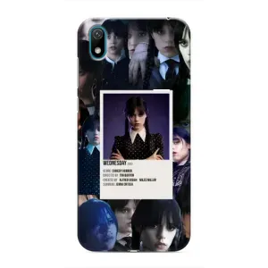 Чехлы Венсдей на Huawei Y6 Pro (2019)/ Y6 Prime 2019 Уэнсдей (AlphaPrint) (коллаж Уэнздей)