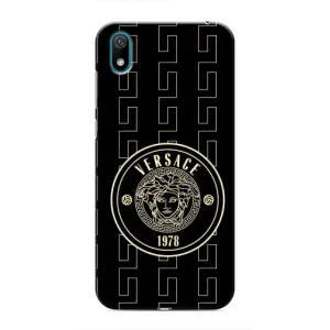 Чехлы VERSACE для Хуавей Вай6 Про (2019) / Вай6 Прайм 2019 (PREMIUMPrint) (Лого Версаче)