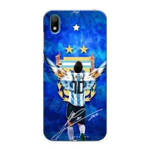 Чехлы для Huawei Y6 Pro (2019)/ Y6 Prime 2019 (Leo чемпион) (AlphaPrint) (Месси сборная)