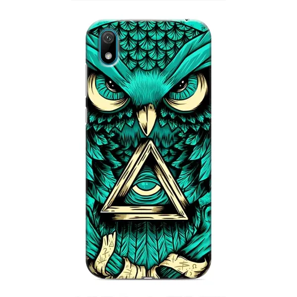 Чохол з принтом «Сова з оком» для Huawei Y6 Pro (2019)/ Y6 Prime 2019 Чохол з принтом «Сова з оком» для Huawei Y6 Pro (2019)/ Y6 Prime 2019