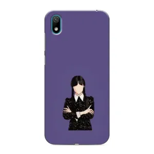 Чехлы Венсдей на Huawei Y6 Pro (2019)/ Y6 Prime 2019 Уэнсдей (AlphaPrint) (Уэнздей в черном)