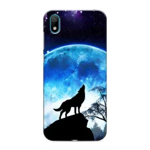 Захисні чохли для Huawei Y6 Pro (2019)/ Y6 Prime 2019 (AlphaPrint) (ХІТ продаж) ВОВК (Вовк на місяць)