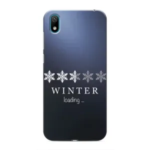 Зимние Чехлы для Хуавей Вай6 Про (2019) / Вай6 Прайм 2019 - прозрачный фон (Winter loading)