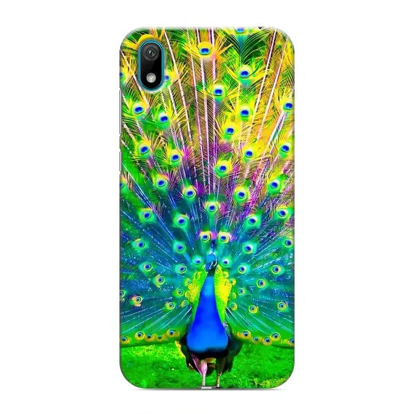 Чохол з принтом «Яскравий Павлин» для Huawei Y6 Pro (2019)/ Y6 Prime 2019 Чохол з принтом «Яскравий Павлин» для Huawei Y6 Pro (2019)/ Y6 Prime 2019