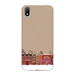 Новогодние, Праздничные Чехлы для Huawei Y6 Pro (2019)/ Y6 Prime 2019 - 2024 год (Зимний город)