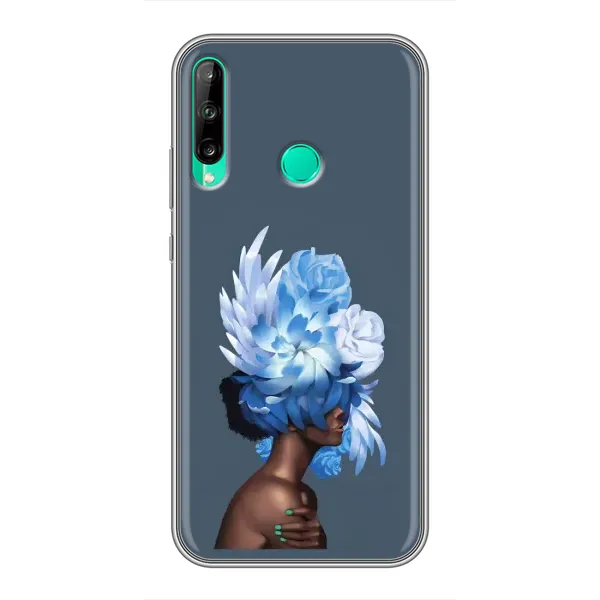 Чехол с принтом «Цветы на голове» для Huawei Y6p