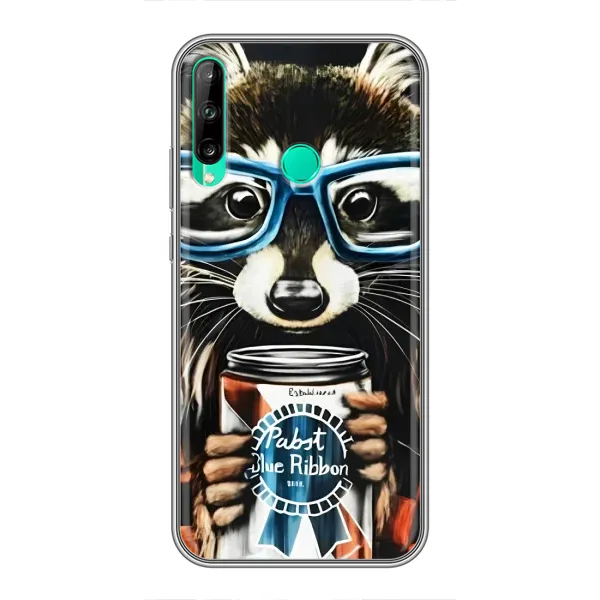 Чохол з принтом «Єнот з банкою» для Huawei Y6p