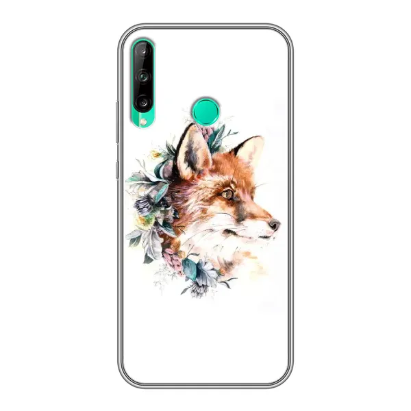 Чохол з принтом «Лиса в квітах» для Huawei Y6p