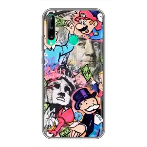 Чехлы с крутыми принтами для Huawei Y6p - (PREMIUMPrint) (Monopoly man)