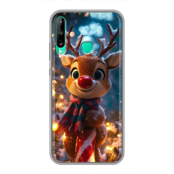 Чехол с принтом «Олень с шарфом» для Huawei Y6p Чехол с принтом «Олень с шарфом» для Huawei Y6p
