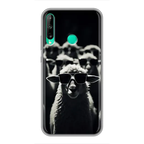 Чохол з принтом «Овечка в окулярах» для Huawei Y6p