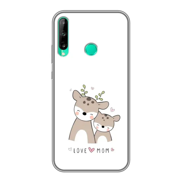 Чехол с принтом «Оленята мама и малыш» для Huawei Y6p