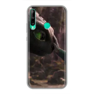 Чехол как приручить дракона на Huawei Y6p (Сцена с драконом)