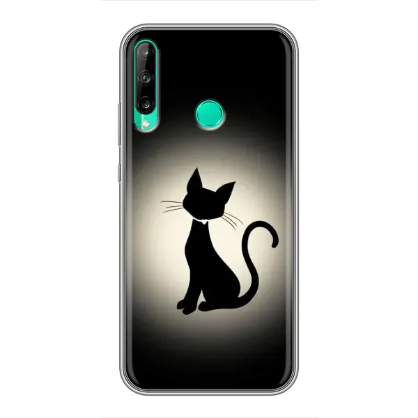 Чехол с принтом «Силуэт котика» для Huawei Y6p