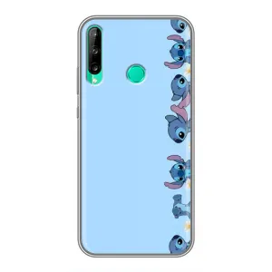 Чехол с принтом Стич на Huawei Y6p (Стич фон)