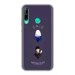 Чехлы Венсдей на Huawei Y6p Уэнсдей (AlphaPrint) (Уэнздей и подруга)