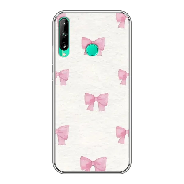Чохол з принтом «Рожеві бантики» для Huawei Y6p