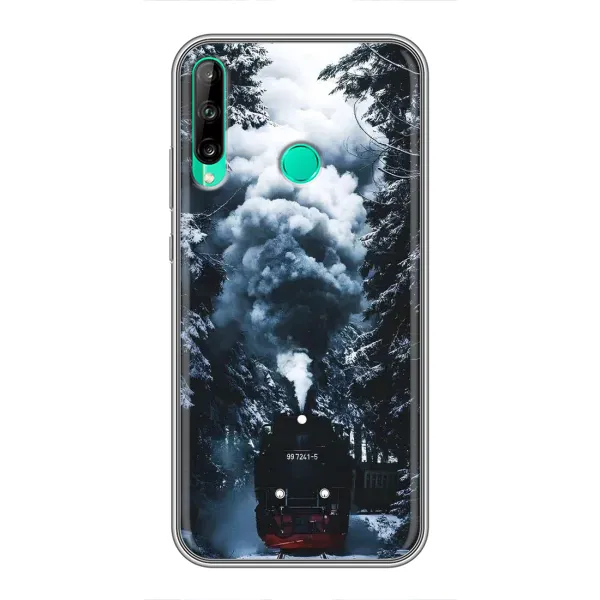 Чохол з принтом «Зимовий потяг» для Huawei Y6p