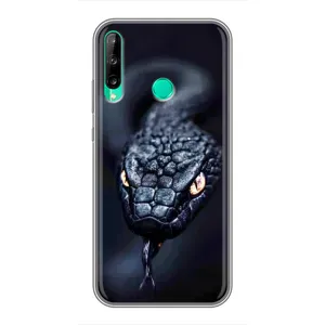 Чехол с картинкой «Хищники» для Huawei Y6p (Черная змея)