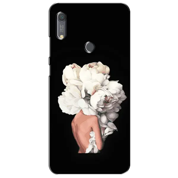 Чехол с принтом «Белые цветы» для Huawei Y6s