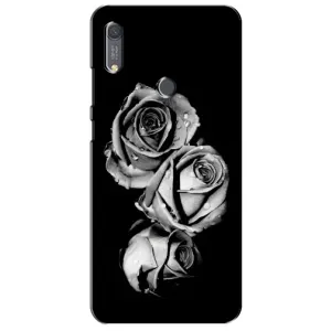 Чохол з картинкою (Стильні) Хуавей Y6s - (AlphaPrint) (Чорна троянда)