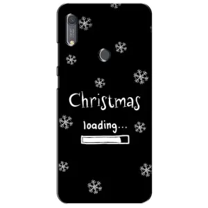 Рождественские, Праздничные Чехлы для Хуавей Y6с (Christmas loading)