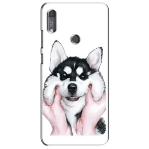 Чехлы с собаками для Huawei Y6s (VPrint) (Довольный Хаски)