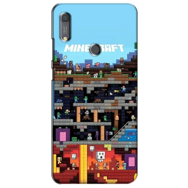 Чехол с принтом «фон Minecraft» для Huawei Y6s