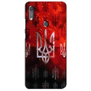 Украинские Чехлы для Huawei Y6s с картинкой УПА (AlphaPrint) (ГЕРБ УПА)