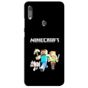Чохол Майнкрафт на Huawei Y6s (AlphaPrint) Minecraft (герої Minecraft)