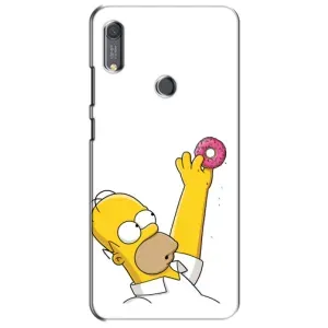 Чjхол з Сімпсонами для Huawei Y6s (VPrint) (Гомер з пончиком)
