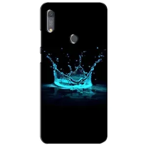 Чехол с Короной Хуавей Y6с - (AlphaPrint) (Капля короны)