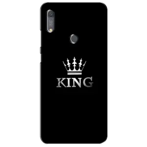 Чехол с Короной Хуавей Y6с - (AlphaPrint) (KING)