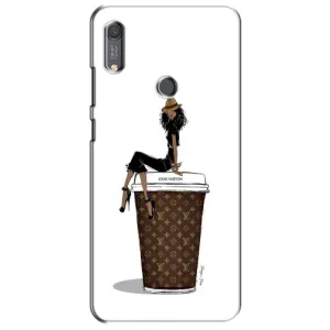 Чехлы Луи Витон для Huawei Y6s (AlphaPrint - LOUIS VUITTON) (кофе LOUIS VUITTON)