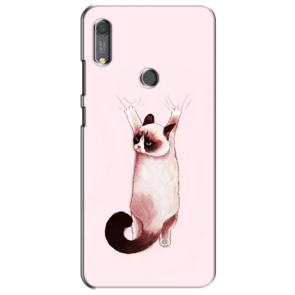 Чохол з принтом «Котик падає» для Huawei Y6s
