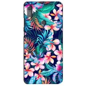 Чохол для Хуавей Y6s - з принтом (Дизайнерські) (AlphaPrint) (Мальовничі квіти)