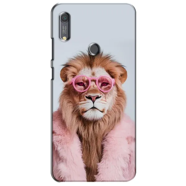 Чохол з принтом «Лев в окулярах» для Huawei Y6s