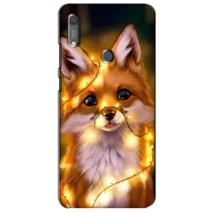 Чохли з картинкою Лисичка для Huawei Y6s (VPrint) (Лисичка в гірляндах)