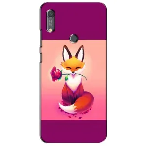 Чохли з картинкою Лисичка для Huawei Y6s (VPrint) (Лиса з трояндою)