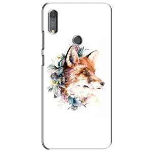 Чохли з картинкою Лисичка для Huawei Y6s (VPrint) (Лиса в квітах)