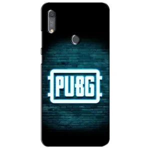 Чехол PUBG для Хуавей Y6с (AlphaPrint) (Лого PUBG)